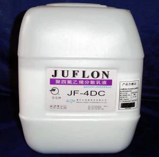 Emulsión de dispersión de resina y polímero de teflón PTFE de tetrafluoroetileno Materiales JF-4DCA