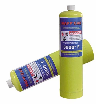 Gas Mapp Gas propano y materiales de soldadura envasados en tanques