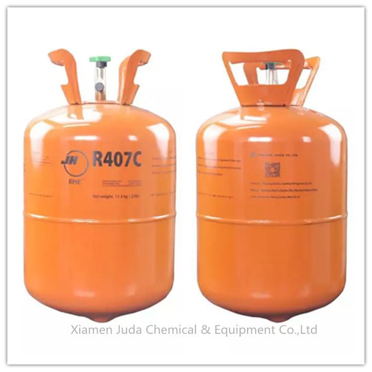 Cilindro de acero de 10 kg de refrigerante R407C del fabricante