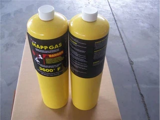 Oxy Brazing Mapp Almacenamiento de gas más caliente que el propano